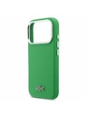 Lacoste Lacoste PVC Iconic Petit Pique Metal Logo MagSafe Hátlap iPhone 17 Pro-hoz Green