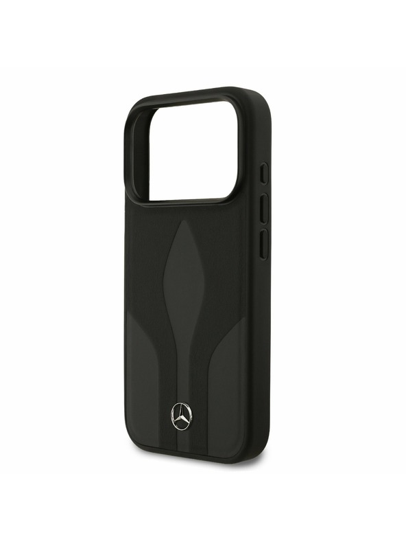 Mercedes Mercedes Leather The Move MagSafe Hátlap iPhone 17 Pro-hoz Black