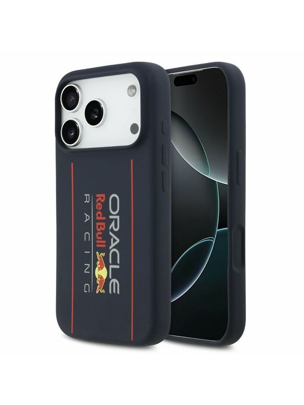 Red Bull Red Bull Silicone Vertical Logo MagSafe Hátlap iPhone 17 Pro-hoz Navy