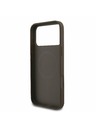 Guess Guess PU Bőr 4G Színes Gyűrű MagSafe Hátlap iPhone 17 Pro Max-hoz Barna