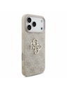 Guess Guess PU 4G Metal Logo Hátlap iPhone 17 Pro Max-hoz Rózsaszín
