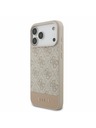 Guess Guess PU 4G Csík Hátlap iPhone 17 Pro Max-hoz Rózsaszín
