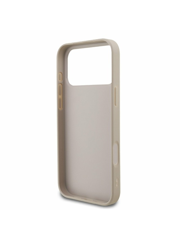 Guess Guess PU 4G Csík Hátlap iPhone 17 Pro Max-hoz Rózsaszín