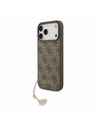 Guess Guess 4G Charm MagSafe Hátlap iPhone 17 Pro Max-hoz Tone on Tone Barna