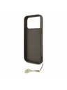 Guess Guess 4G Charm MagSafe Hátlap iPhone 17 Pro Max-hoz Tone on Tone Barna