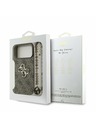 Guess Guess PU 4G Metal Logo Pánt Hátlap iPhone 17 Pro Max-hoz Barna