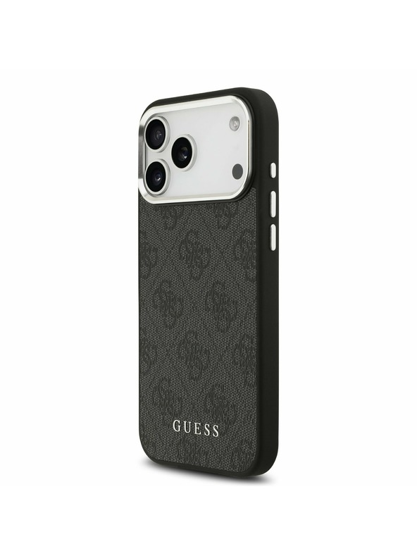 Guess Guess 4G MagSafe Hátsó Tok iPhone 17 Pro Max-hoz Fekete
