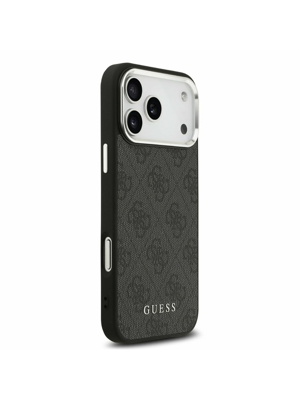 Guess Guess 4G MagSafe Hátsó Tok iPhone 17 Pro Max-hoz Fekete