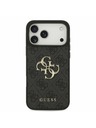 Guess Guess PU 4G Metal Logo Hátsó Tok iPhone 17 Pro Max-hoz Szürke
