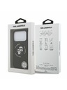 Karl Lagerfeld Karl Lagerfeld Liquid Silicone Karl and Choupette MagSafe Hátsó Tok iPhone 17 Pro Max-hoz Fekete
