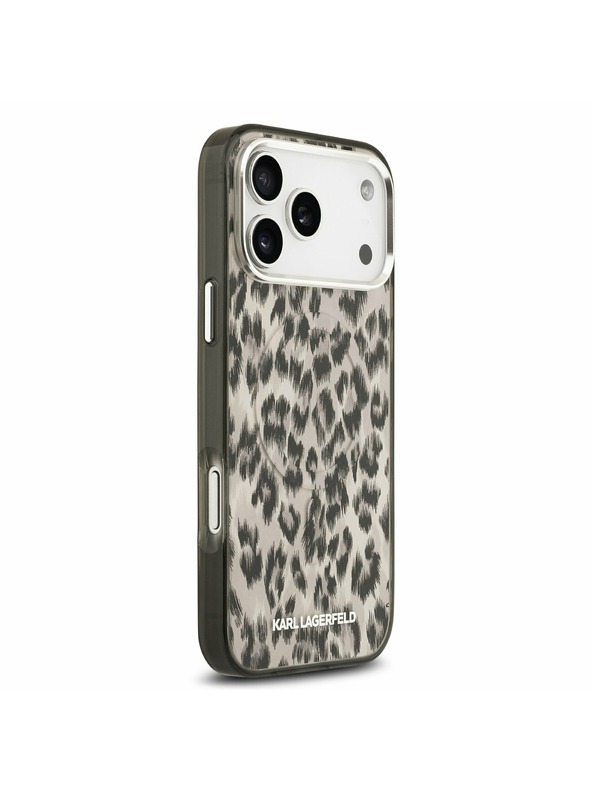 Karl Lagerfeld Karl Lagerfeld IML Leopard MagSafe Hátsó Tok iPhone 17 Pro Max-hoz Barna