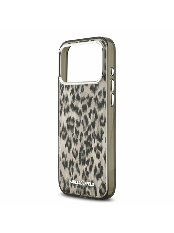 Karl Lagerfeld Karl Lagerfeld IML Leopard MagSafe Hátsó Tok iPhone 17 Pro Max-hoz Barna