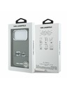 Karl Lagerfeld Karl Lagerfeld IML K&CH Heads Logo MagSafe Hátsó Tok iPhone 17 Pro Max-hoz Fekete
