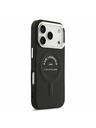 Karl Lagerfeld Karl Lagerfeld PU RSG Logo MagSafe Hátsó Tok iPhone 17 Pro Max-hoz Fekete