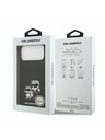 Karl Lagerfeld Karl Lagerfeld Liquid Silicone K&CH Sketch MagSafe Hátsó Tok iPhone 17 Pro Max-hoz Fekete
