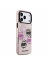 Karl Lagerfeld Karl Lagerfeld IML Multi K&CH Heads Hátsó Tok iPhone 17 Pro Max-hoz Rózsaszín