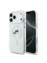 Karl Lagerfeld Karl Lagerfeld IML K&CH Heads Metal Frame MagSafe Hátsó Tok iPhone 17 Pro Max-hoz Átlátszó