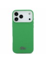 Lacoste Lacoste PVC Iconic Petit Pique Metal Logo MagSafe Hátsó Tok iPhone 17 Pro Max-hoz Zöld