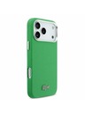 Lacoste Lacoste PVC Iconic Petit Pique Metal Logo MagSafe Hátsó Tok iPhone 17 Pro Max-hoz Zöld