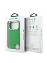 Lacoste Lacoste PVC Iconic Petit Pique Metal Logo MagSafe Hátsó Tok iPhone 17 Pro Max-hoz Zöld