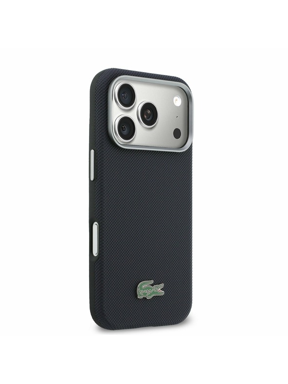 Lacoste Lacoste PVC Petit Pique Semi Wrap MagSafe Tok iPhone 17 Pro Max-hoz Sötétkék