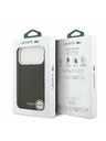 Lacoste Lacoste PU Leather Champs Elysees MagSafe Hátsó Tok iPhone 17 Pro Max-hoz Fekete
