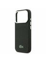 Lacoste Lacoste PVC Iconic Petit Pique Metal Logo MagSafe Hátlap iPhone 17 Pro Max Fekete