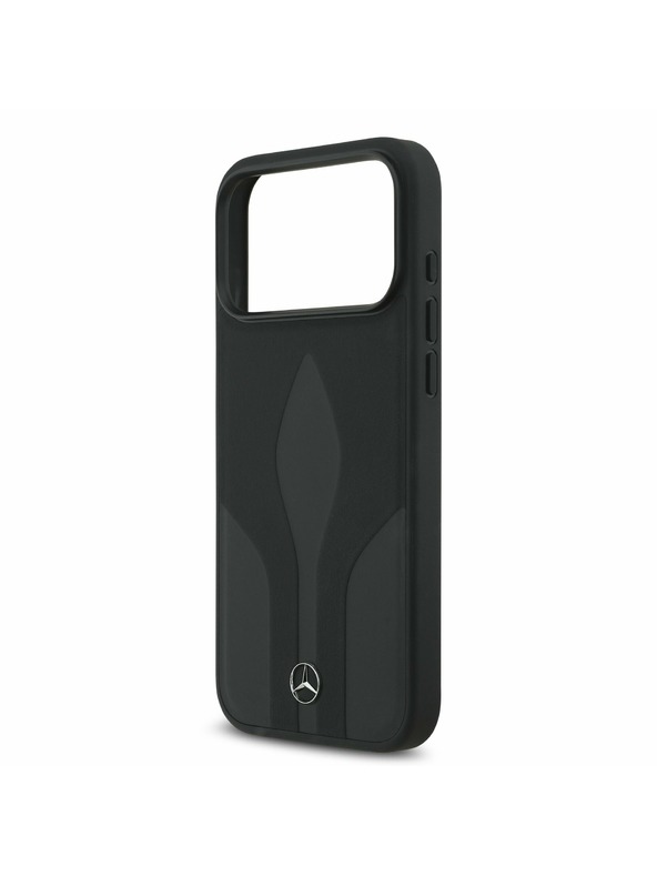 Mercedes Mercedes Bőr The Move MagSafe Hátlap iPhone 17 Pro Max Fekete