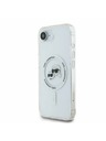 Karl Lagerfeld Karl Lagerfeld IML K&CH Fejek Metal Keret MagSafe Hátlap iPhone 16e/17e Átlátszó