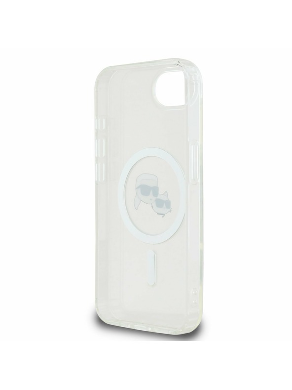 Karl Lagerfeld Karl Lagerfeld IML K&CH Fejek Metal Keret MagSafe Hátlap iPhone 16e/17e Átlátszó