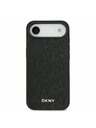 DKNY DKNY PU Bőr Rács Minta Magsafe Hátlap iPhone Air Fekete