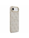 Guess Guess PU Bőr 4G Arany Keret MagSafe Hátlap iPhone Air Rózsaszín