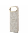 Guess Guess PU Bőr 4G Arany Keret MagSafe Hátlap iPhone Air Rózsaszín