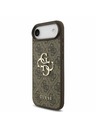 Guess Guess PU 4G Metal Logo Hátlap iPhone Air Barna
