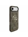 Guess Guess PU 4G Metal Logo Hátlap iPhone Air Barna