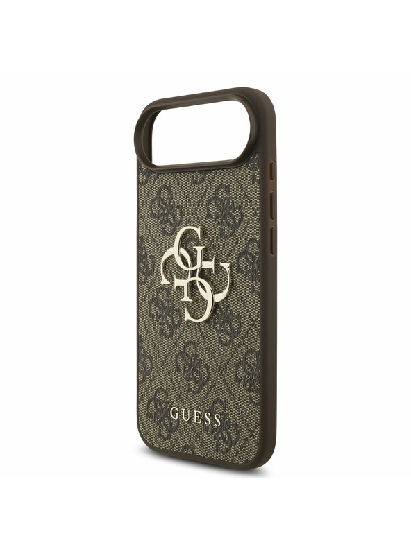 Guess Guess PU 4G Metal Logo Hátlap iPhone Air Barna