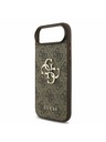 Guess Guess PU 4G Metal Logo Hátlap iPhone Air Barna