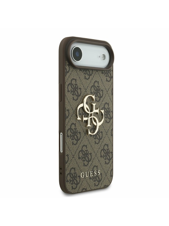 Guess Guess PU 4G Metal Logo Pánt Hátlap iPhone Air Barna