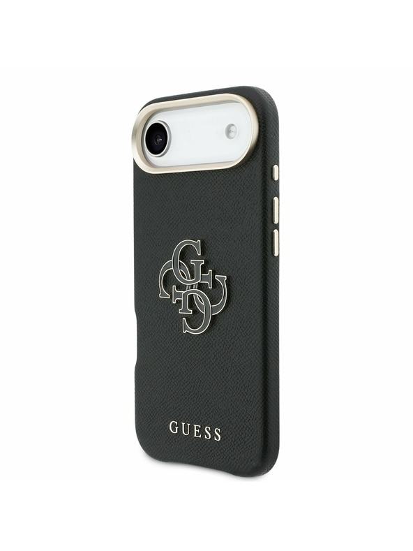 Guess Guess PU Resin Logo Hátlap iPhone Air Fekete