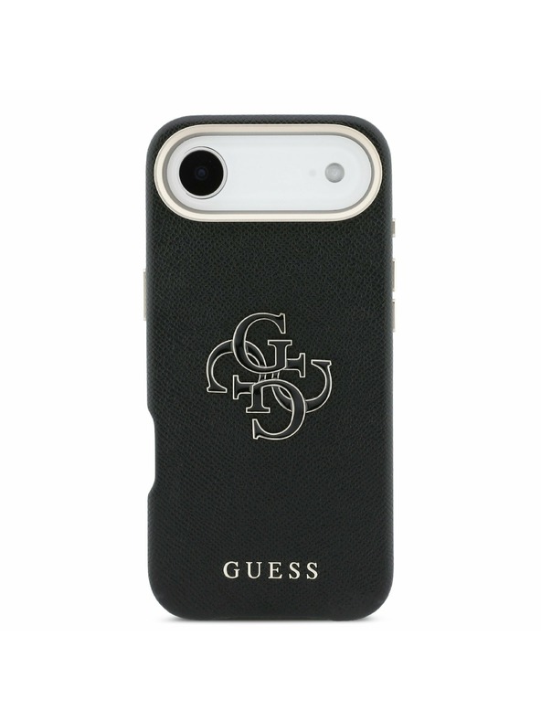 Guess Guess PU Resin Logo Hátlap iPhone Air Fekete