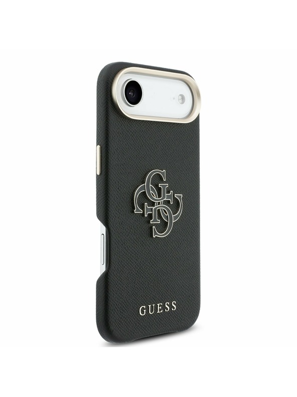 Guess Guess PU Resin Logo Hátlap iPhone Air Fekete