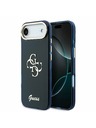 Guess Guess IML 4G Script Metal Logo Hátlap iPhone Air Kék