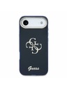 Guess Guess IML 4G Script Metal Logo Hátlap iPhone Air Kék