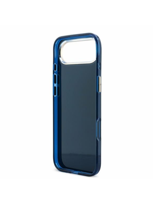 Guess Guess IML 4G Script Metal Logo Hátlap iPhone Air Kék