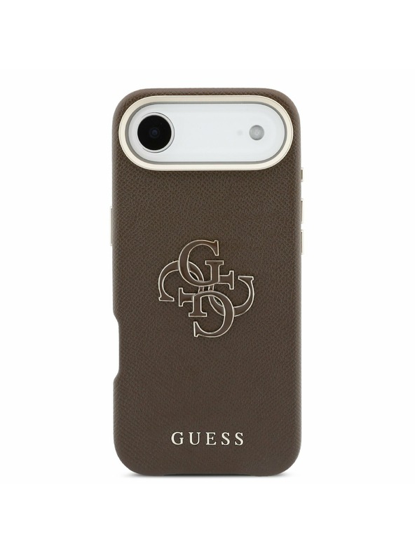 Guess Guess PU Resin Logo Hátlap iPhone Air Barna