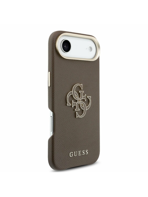 Guess Guess PU Resin Logo Hátlap iPhone Air Barna