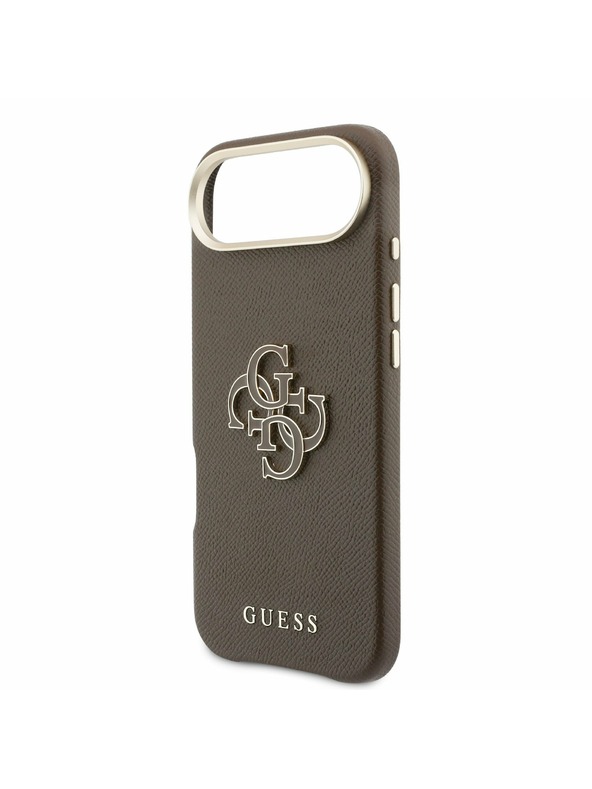 Guess Guess PU Resin Logo Hátlap iPhone Air Barna