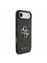 Guess Guess PU 4G Metal Logo Pánt Hátlap iPhone Air számára Fekete