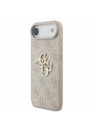 Guess Guess PU 4G Metal Logo Hátlap iPhone Air számára Rózsaszín