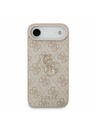 Guess Guess PU 4G Metal Logo Hátlap iPhone Air számára Rózsaszín